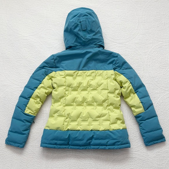 Columbia Women's Wild Card Down-Filled Winter Jacket, Voltage / Canyon Blue - Picture 3 of 7
